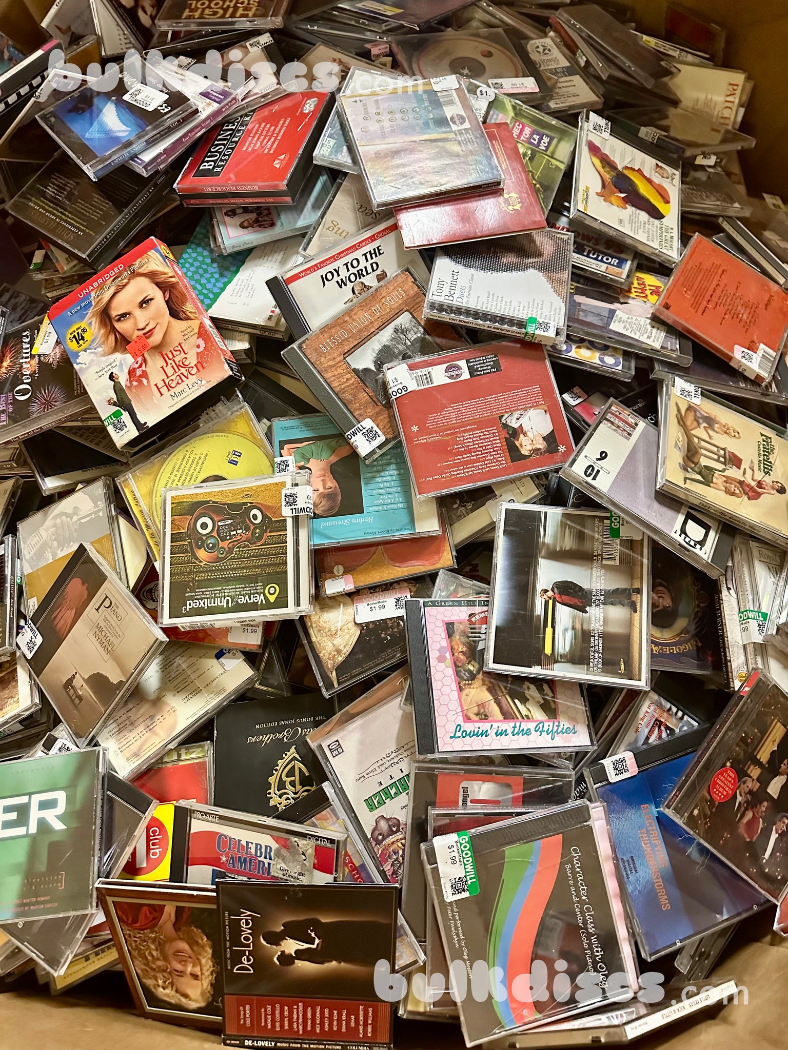 Pallets of Wholesale Bulk Assorted CDs for Sale | BulkDiscs.com ...