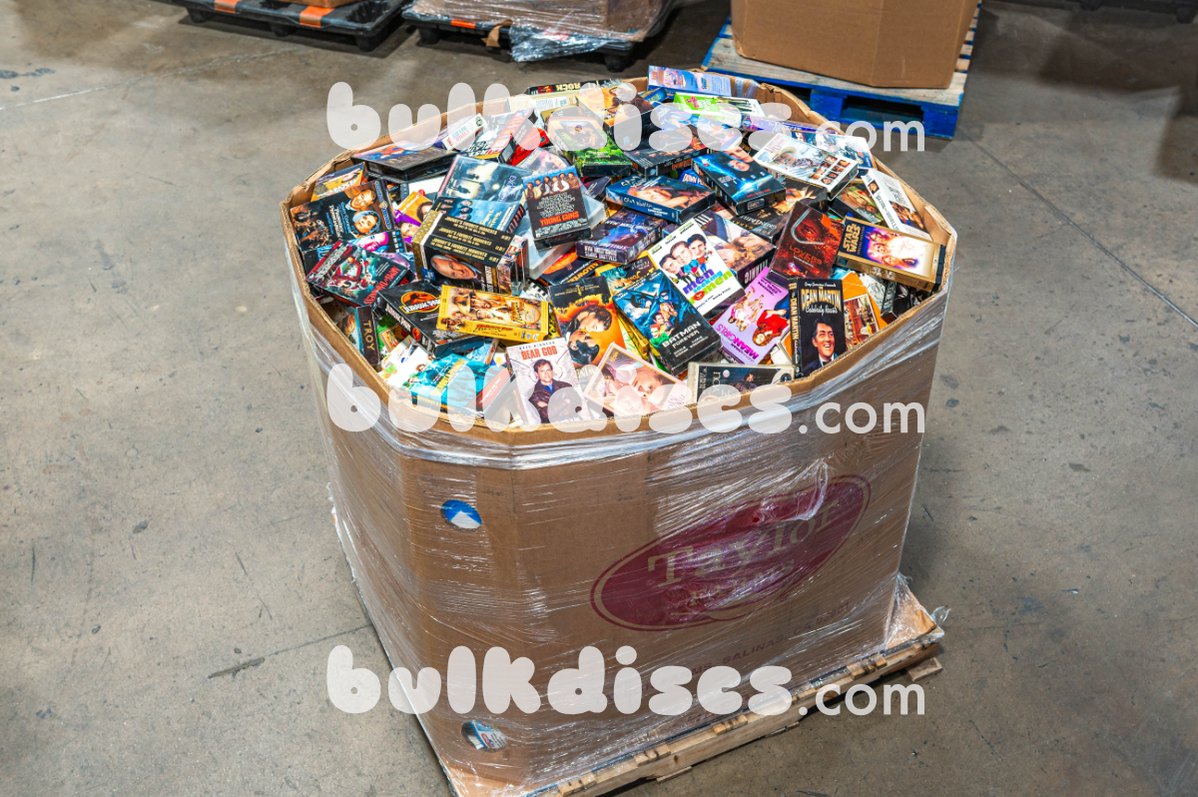 Pallets of Wholesale Bulk Assorted CDs and DVDs for Sale | BulkDiscs ...