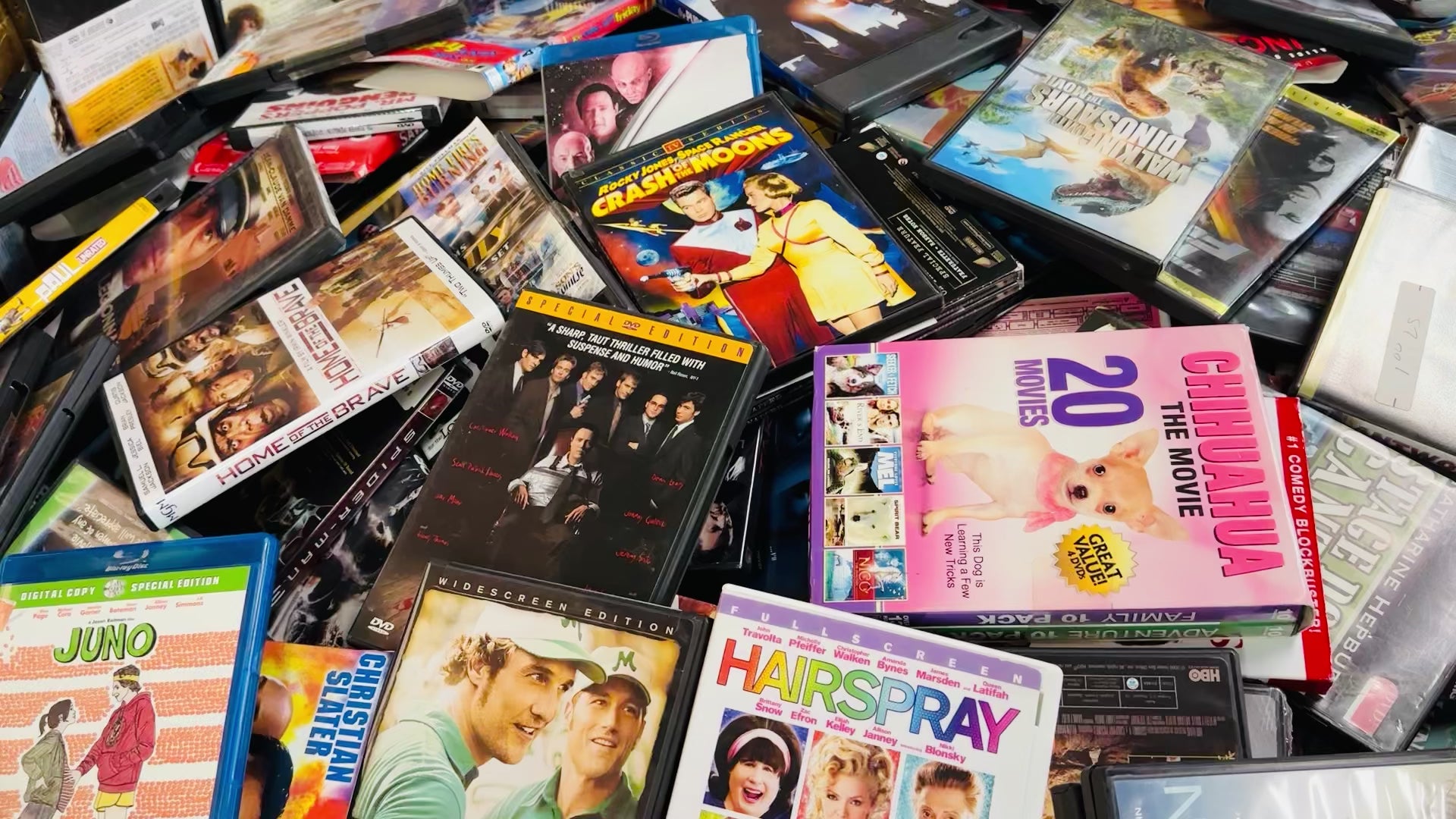 Pallets of Wholesale Bulk Assorted DVDs for Sale